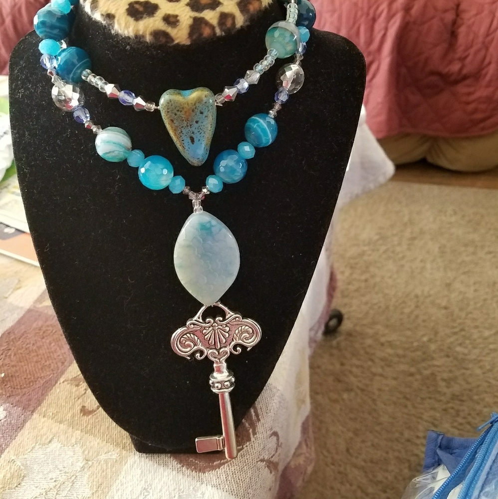 Handmade beaded necklace